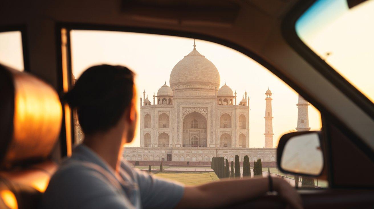Agra taxi service for Taj Mahal sightseeing and local tours